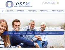Tablet Screenshot of ossmdallas.com
